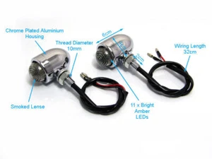 NEW BMW LED Indicators Signals for R45 R65 R80 R100 K75 K100 Scrambler Bobber - Picture 1 of 12