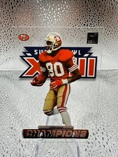 Jerry Rice 2022 Panini Clearly Donruss Super Bowl Champions SP Acetate 49ers HOF