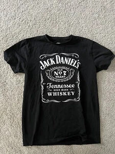 Jack Daniels T-Shirt Black Old No. 7 Brand Tennessee Whiskey (Size Medium) - Picture 1 of 3