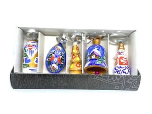 Juego de Navidad de Madera de decoraciones de árboles pintado a mano tallado decoración del hogar regalo - Imagen 1 de 6