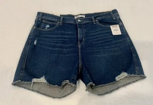 Levi Strauss Women's Heritage high-Rise 5" cut-off Short- Size 22- Waist 36" - Picture 1 of 9