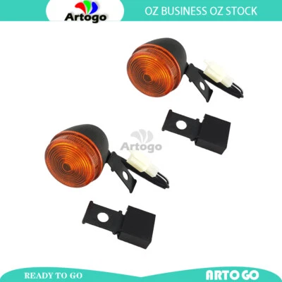 Luces intermitentes indicadores izquierda + derecha ajuste HONDA XR250R 1979-1990 1991 Foto 1 de 4