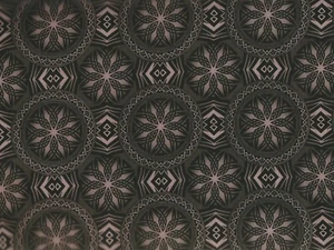 Dragons black emblems In the Beginning fabric 32 inch piece - Picture 1 of 1