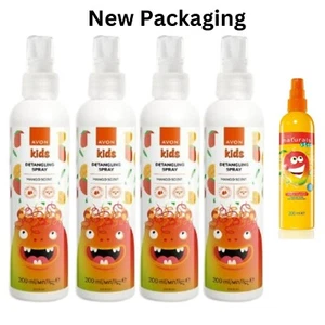 Avon Kids Mango Scented Hair Detangling Spray Hair Tamer 4 x 200ml Bottles - Picture 1 of 11
