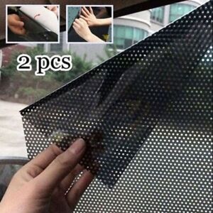 Side Window Sunscreen Sun Shade Sticker UV Protection Mesh Film Windshield Net