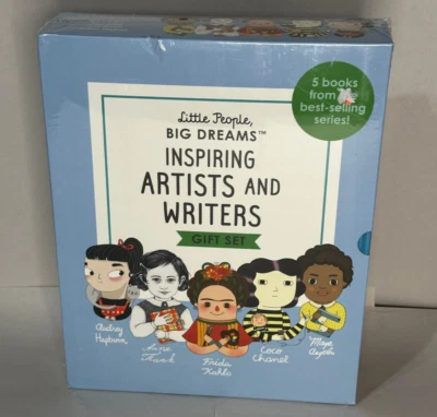 Little People, BIG DREAMS Inspiring Artists And Writers Five Book Gift Set - Image 1 of 4