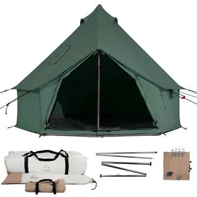 Tienda Campana de Lona Regata WHITEDUCK - 3M Oliva Impermeable Carpa Familiar Pesada Foto 1 de 4