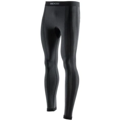 LEGGINS PANTALONI TECNICO TERMICO SOTTO TUTA SIXS SIX2 PNX BLACK CARBON 3XL/4XL - Immagine 1 di 4