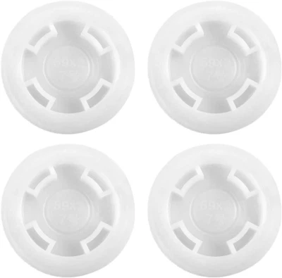 Tapa de tapón con tamaño de rosca de 2" para tambores de plástico de 55 galones, paquete de 4 contrafuertes de polietileno D Foto 1 de 4