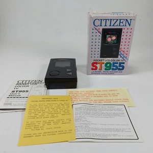 Lote Jot 3x Televisores de Bolsillo Citizen ST955, Casio EV-570 y Casio Tv-1800D LCD - Imagen 1 de 15