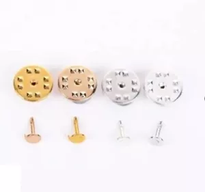 PIN ABZEICHENHALTER SCHMETTERLING BROSCHE RÜCKSEITEN PINS SCHMUCKVERSCHLUSS Schmuckfundstücke - Bild 1 von 17