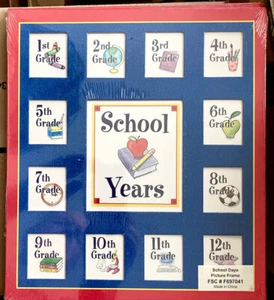 Frame New Seasons "School Years" Grades 1 thru 12 - 10" x 11.5" Overall - New - Picture 1 of 5