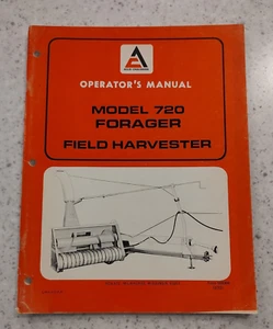 MANUAL DE OPERADOR/PROPIETARIO ALLIS-CHALMERS - RECOLECTORA COSECHADORA DE CAMPO - MODELO 720 - Imagen 1 de 2