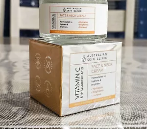 Australian Skin Clinic Face & Neck Cream Vitamin C & Hyaluronic Acid 3.38 fl oz - Picture 1 of 6
