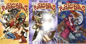 Cloud Raider Tales, Vol. 1,2 & 3 von Topper Helmers SC Buch - mit Originalzeichnung - Bild 1 von 16