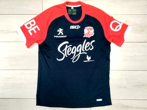 Peugeot NRL Australia Sydney Roosters ISC Rugby Jersey M New - Picture 1 of 6