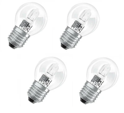 4x Osram Halogen Classic 64542 P E27 30W=40W warmweiß dimmbar EEK:G (Spektr A-G) - Bild 1 von 4