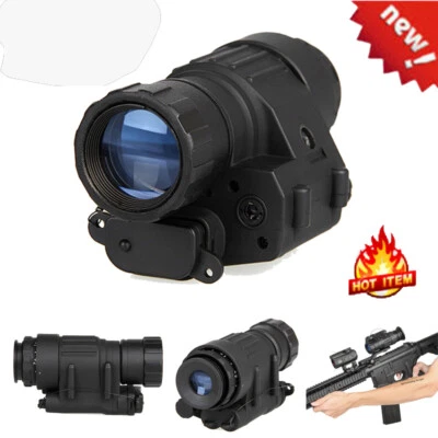 IR Night Vision Goggles Monocular Security Surveillance Hunting Scope AU - Image 1 of 4