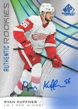 2019-20 SP Game Used Hockey Authentic Rookies Blue #140 Ryan Kuffner AUTO