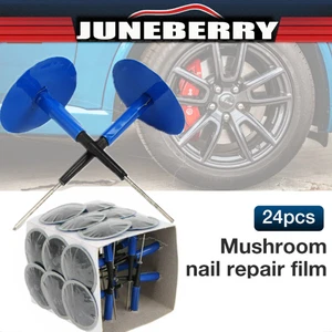 24pcs Auto Car Truck Tire Tyre Puncture Repair Plug Patch Kit 36mm 4mm Mushroom* - Picture 1 of 12