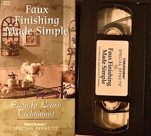 FAUX FINISHING MADE SIMPLE TECHNIQUES, SPEC. EFFECTS BRAND NEW VHS - Picture 1 of 2