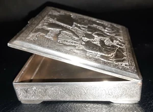 MUSEUM WORTHY Antique/Persian/Middle East Antique -Silver Box-Hallmarked Lahiji - Picture 1 of 12