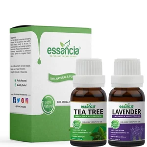 Essancia Tea Tree & Lavender Essential Oil | For Hair Growth & Scalp Care - 15ml - Picture 1 of 8