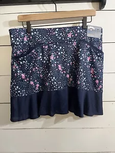 NWT Callaway Womens Golf Skort True Sculpt Pockets Opti Dry Peacoat Size L - Picture 1 of 4