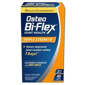 Nuevo suplemento de salud articular Osteo Bi-Flex triple fuerza 40 unidades, caducidad 06/2027+ - Imagen 1 de 6