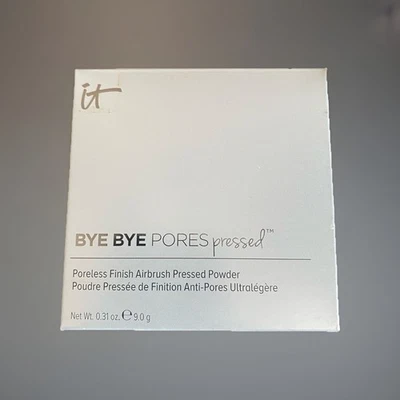 IT Cosmetics Bye Bye Pores Finish Airbrush Pressed Powder Translucent .31oz NEW - Image 1 of 4