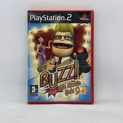 Buzz The Music Quiz Trivia Family PS2 Sony PlayStation Video Game Free Post PAL - Image 1 of 2