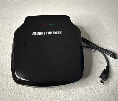 George Foreman 2-Serving Grill & Panini With Copper Infused Non-Stick New No Box - Image 1 of 4