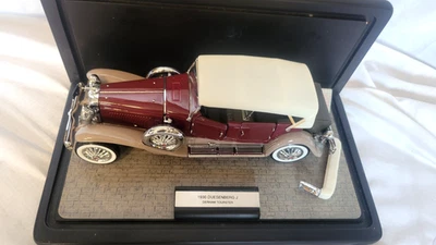 Franklin Mint Diecast 1930 Duesenberg J Derham Tourster Convertible 1/24 Diecast Foto 1 de 4