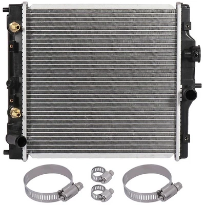 For 1997-2000 Acura EL Radiator 1290 with Universal Oil Hose Clamps Kit - Image 1 of 4