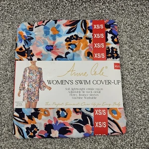 Vestido Anne Cole Natación Encubrimiento Mujer XS/S Floral Rayón Playa Piscina Vacaciones - Imagen 1 de 9