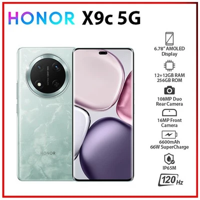 HONOR X9c 5G 12GB+256GB CYAN Dual SIM Octa Core Unlocked Android Mobile Phone - Bild 1 von 4