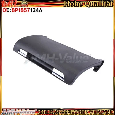 AMH-VALUE Handschuhfach Deckel Klappe Schwarz Vorne für Audi A3 S3 8P 2004–2012 8P1857124A