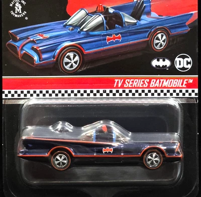 Hot Wheels TV Series Batmobile Batman DC RLC Redline Club 2021 Car Dark Blue - Image 1 of 4