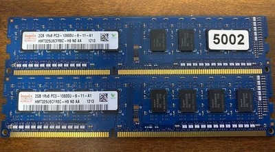 HYNIX 2GB PC3-10600U RAM | HMT325U6CFR8C-H9 SIN AA Foto 1 de 3