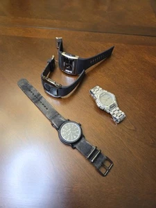 4 Misc Quartz Watches. OHSEN, Casio Databank Analog/digital, Nixon & Other - Picture 1 of 10