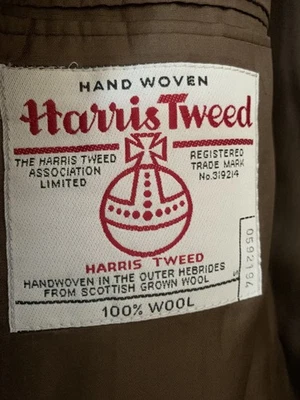 Blazer, abrigo, chaqueta vintage de tweed Harris para hombre gran blazer de otoño Foto 1 de 4