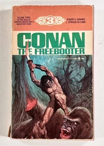 1968 Robert E Howard CONAN THE FREEBOOTER fantasy anthology LANCER BOOKS PB - Picture 1 of 5