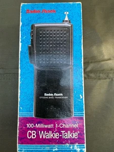 Radio Shack TRC-92 WALKIE TALKIE Einkanal-TRANSCEIVER 21-1614 Neu in OVP MIT Batt. - Bild 1 von 9