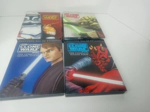 Star Wars Clone Wars DVD Set Season 1-4 - Imagen 1 de 15