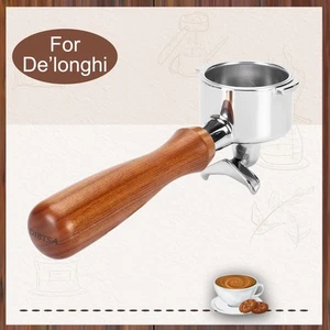 51mm Espresso Portafilter For De'Longhi EC341 EC221 EC0311 Two-Ear Double Spouts - Picture 1 of 13