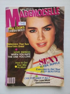 1981 Mademoiselle magazine BROOKE SHIELDS Nancy DeWeir Mel Brooks NO LABEL RARE - Picture 1 of 9