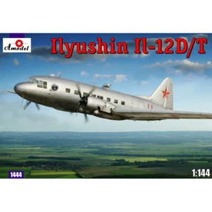 Iljuschin IL-12D/T Sowjetisches Militär Transportflugzeug Maßstab 1/144 AMODELL 1444 - Bild 1 von 10