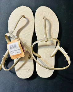 Havaianas Slim Cool Off White Flip Flops / Sandale Größe 9 | EUR 43/44 | Original - Bild 1 von 3