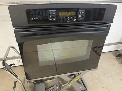 GE Profile Electric Oven 30" Built-In Single Convection Wall Oven Black - Image 1 of 4