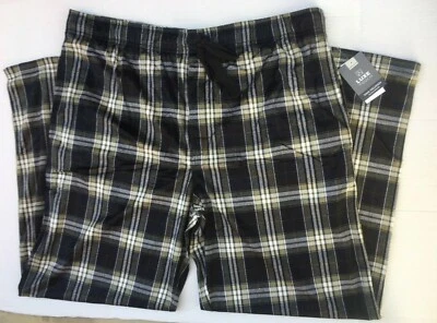 Pantalones de dormir/salón a cuadros Van Heusen para hombre sedosos con elástico XL o XXL Foto 1 de 3